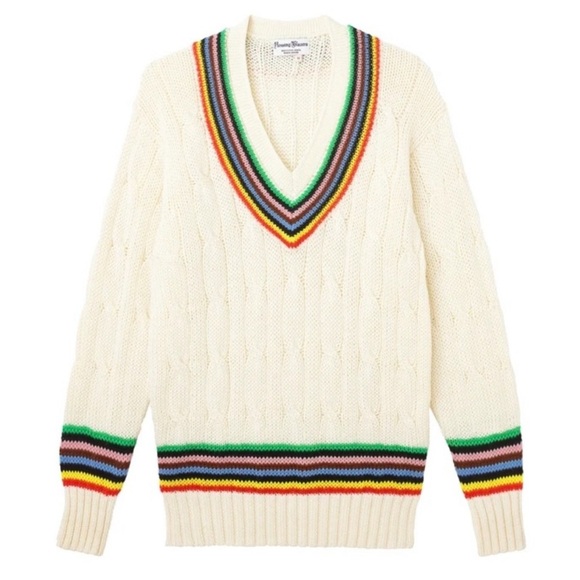 Rowing Blazers Wool Cricket Sweater Size Large - Picture 1 of 6